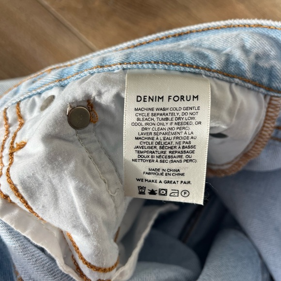 Denim Forum Iggy low rise crop size 27 - Picture 6 of 6